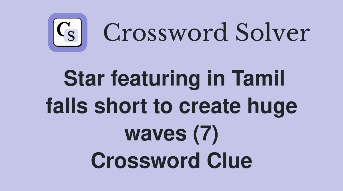Star featuring in Tamil falls short to create huge waves (7